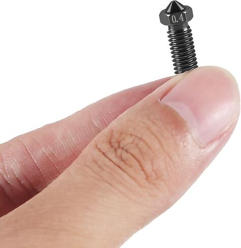 DIANN 15pcs V6 Volcano Nozzle Kit M6 Thread Hardened Steel Nozzles 0.2mm 0.4mm 0.6mm 0.8mm Extra Extruder Nozzles for 1.75mm Filament 3D Printer in Saudi Arabia