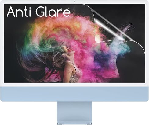 واقي شاشة KEANBOLL قطعتين iMac 24 بوصة، واقي شاشة غير لامع مضاد للوهج لجهاز iMac 24 بوصة (M3 M1 Chip 2023-2021 Release)، حماية العين ومضاد للوهج وفلتر مضاد لبصمات الأصابع in Saudi Arabia