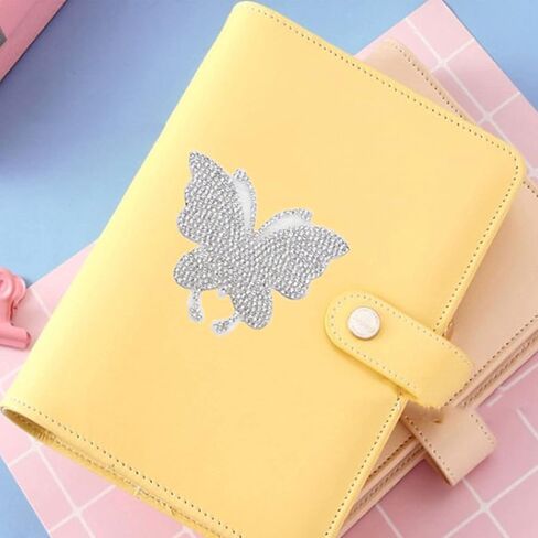 فراشة حجر الراين بقع التطريز الحديد / خياطة على 2PCS فراشة كريستال يزين الملابس ملصق الخرز الزخرفية كريستال حجر الراين شارات التصحيح للملابس حقيبة السراويل الأحذية الملابس الديكور in Kuwait