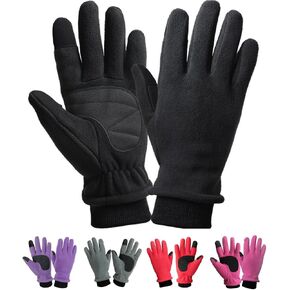 LLmoway Winter Fleece Gloves for Men Women Touchscreen Anti-slip Windproof Lightweight Glove for Cycling Hiking Driving in Kuwait