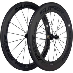 SUPERTEAM Carbon Wheelset 60/88 700C Tubeless Wheelset U Shape in Kuwait