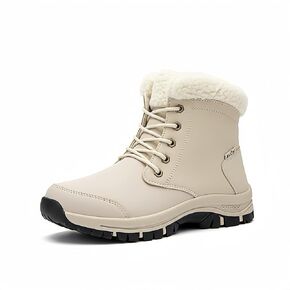 أحذية ثلج شتوية مقاومة للماء للنساء، أحذية شتوية دافئة غامضة للنساء، أحذية شتوية سهلة الارتداء للنساء مقاومة للماء in Kuwait