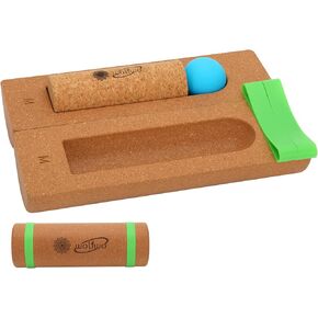 Cork Balance- Feet balance cork, Natural Wood & Cork Balancing Board for Feet Strengthening, Arch Support & Sensory Therapy Home Gym|Office Fitness Equipment for Plantar Fasciitis Relief | Foot Balance Trainer in Kuwait