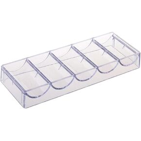 DECHOUS Lightweight Poker Chip Organizer Poker Rack Containers Chip Box Storage Plate in Kuwait