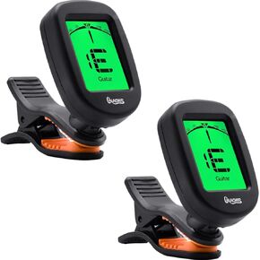 Guitar Tuner Clip on 2Pack-Accurate Chromatic,Acoustic Guitar Bass Violin Ukulele Tuner in Kuwait