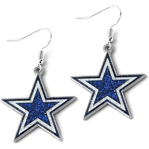 NFL Dallas Cowboys Glitter Dazzle Earrings in Saudi Arabia