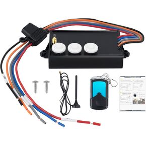 G3-H01 Wireless Dump Trailer Remote Control Kit, 12 Volt Hydraulic Pump Lift Winch Controller with 50-100ft Range, Low Voltage Protection, Easy Installation for Dump Trailers, Boat Lifts, Snow Plows. in Saudi Arabia