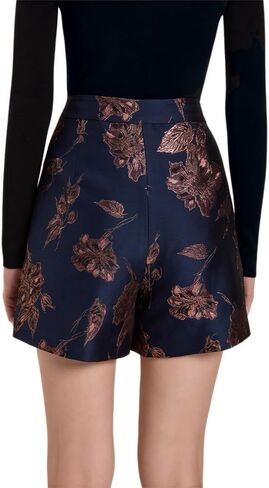 Women’s Gold Jacquard Shorts in Saudi Arabia