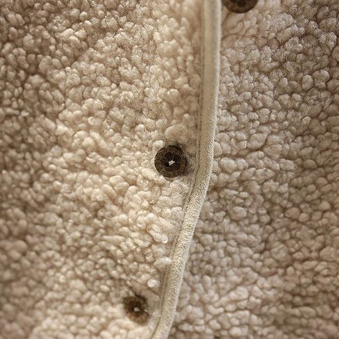 Fuzzy Fleece Vest Women Cropped Warm Sleeveless Sherpa Vests Lightweight Casual Button Down Gilet Jacket with Pockets in Saudi Arabia
