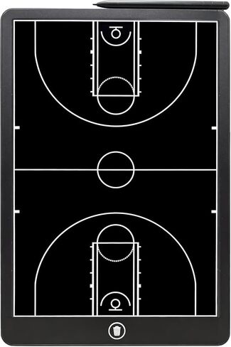 Basketball Coaching Board, 16 Inch LCD Coach Clipboard, Basketball Marker Training Equipment Accessories with Pen in Saudi Arabia