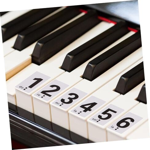 UPKOCH Piano Keyboard Decals Piano Key Stickers Easy to Apply for Music Instrument Supplies in Saudi Arabia