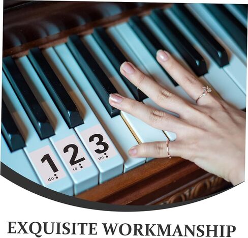 UPKOCH Piano Keyboard Decals Piano Key Stickers Easy to Apply for Music Instrument Supplies in Saudi Arabia