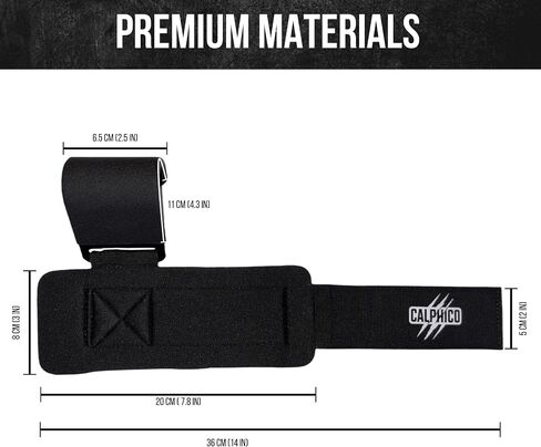 Lifting Hooks for Weight Training – Heavy Duty Steel with Ergonomic Lifting Straps & Wrist Support – Enhanced Grip in Saudi Arabia