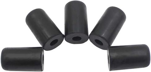 Meech Cello Accessories متعددة الوظائف التشيلو Endpin المطاط الأسود 5 قطع in Saudi Arabia