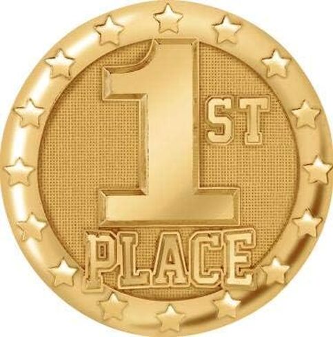 Crown Awards First Place Pins Gold, 1st Place Lapel Pins for First Place Trading Pins Prime in Saudi Arabia