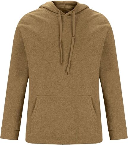 bmkBWO Hoodies for Men Pullover,Fleece Lined Sweatshirts Hooded Cotton Casual Lightweight Oversized Hoodie with Pockets in Saudi Arabia