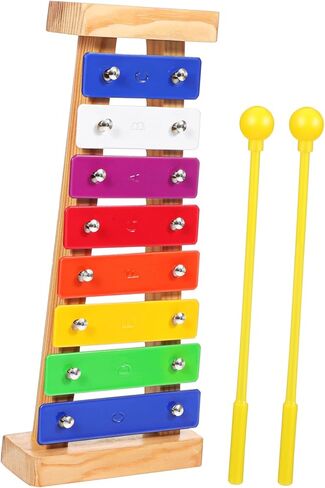 1 Set Colorful Xylophone for Montessori Music Instrument with Mallets Develops Motor Skills Musical Sensitivity for Early Childhood Learning in Saudi Arabia