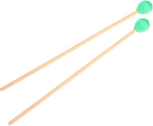 Keyboard Marimba Mallets, Wool Head, Beech Handles, Intermediate Player, Percussion Instruments for Musicians, Educators, Stage Performances, Home Entertainment, Professional Practice, Music Education in Saudi Arabia