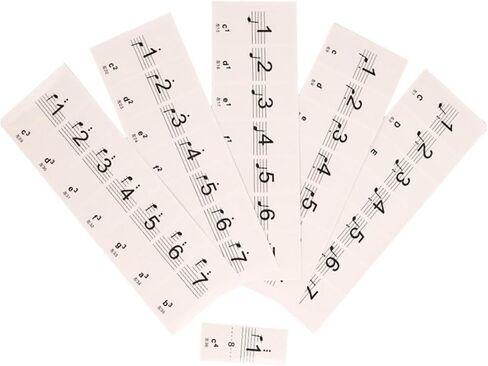 BESTonZON Key Piano Keyboard Stickers Music Notes Piano Stickers for Electronic Keyboard in Saudi Arabia
