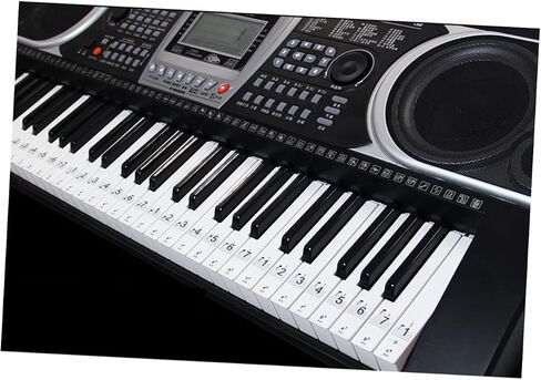 BESTonZON Key Piano Keyboard Stickers Music Notes Piano Stickers for Electronic Keyboard in Saudi Arabia