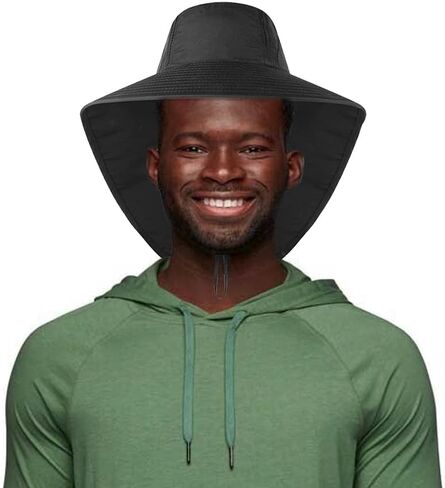 Fishing Hat, Outdoor UV Waterproof Wide Brim Bucket Hat UPF50+ UV Protection, for Men & Women, Fishing Hiking Beach Garden in Saudi Arabia