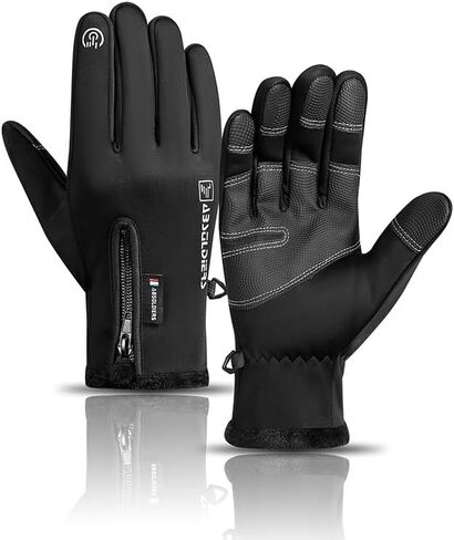 Cycling Gloves Bike Riding Gloves Durable Touch Screen Moto Gloves for Men Women(Black) in Saudi Arabia