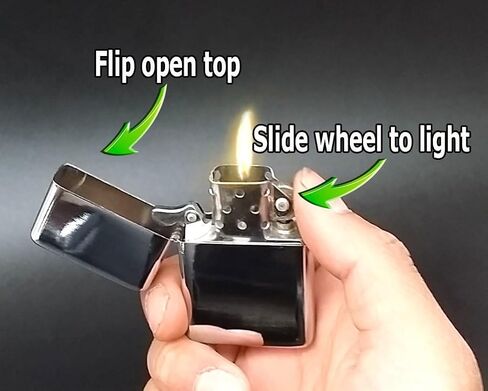 Cute Kitten Cat L13 Flip Top Oil Lighter Smoking Cigarette Smoker in Saudi Arabia