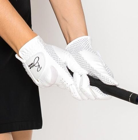 Golf Gloves Both Hands Women's 1 Pair Lightweight Non-Slip Silicone Extra Grip All Weather Girls Ladies Sports Tennis in Saudi Arabia