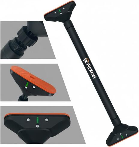 pull up barStrength Training Chin up Bar without Screws,Adjustable 28.34''-43.30'' Width Locking Mechanism Pull up Bar for Doorway,Max Load 440lbs for Home Gym Upper Body Workout, Non-slip in Saudi Arabia