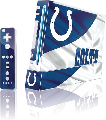 Skinit Decal Gaming Skin Compatible with Wii (Includes 1 Controller) - Officially Licensed NFL Indianapolis Colts Design in Saudi Arabia
