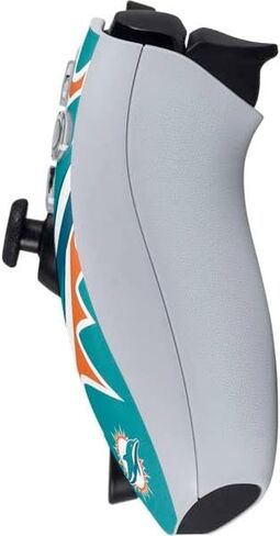 Skinit Decal Gaming Skin Compatible with PlayStation Portal Remote Player - Officially Licensed NFL Miami Dolphins Tropical Print Design in Saudi Arabia