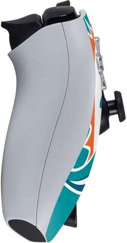 Skinit Decal Gaming Skin Compatible with PlayStation Portal Remote Player - Officially Licensed NFL Miami Dolphins Tropical Print Design in Saudi Arabia