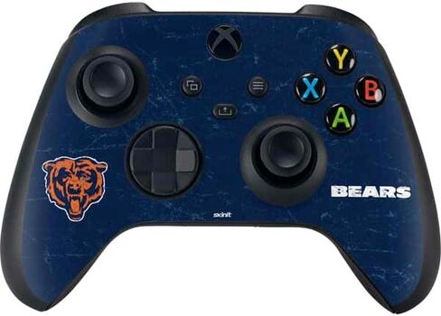 Skinit Decal Gaming Skin Compatible with Xbox Series X Controller - Officially Licensed NFL Chicago Bears Retro Logo Design in Saudi Arabia