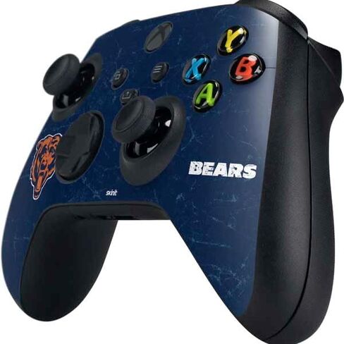 Skinit Decal Gaming Skin Compatible with Xbox Series X Controller - Officially Licensed NFL Chicago Bears Retro Logo Design in Saudi Arabia