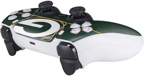 ملصق Skinit المخصص للألعاب متوافق مع وحدة تحكم PS5 - تصميم بلوك منطقة Green Bay Packers Zone المرخص رسميًا من الدوري الوطني لكرة القدم الأمريكية in Saudi Arabia