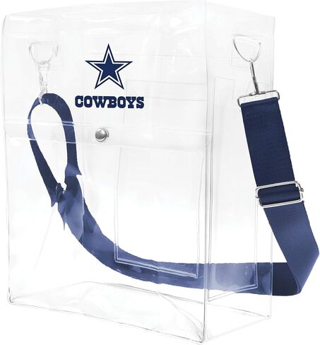 Littlearth NFL Unisex-Adult Stadium Friendly Clear Ticket Satchel Bag with Team Logo in Saudi Arabia