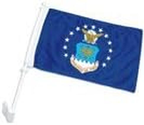 Double-Sided Airforce Car Flag in Saudi Arabia
