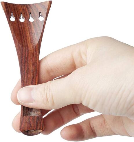 4/4 Size High-End Violin Accessories Suitable for Full-Size Violin Tailstocks 7 Pieces(4Tone Nails 1Chin Rest 1Tailstock 1Tuning Pegs） in Saudi Arabia