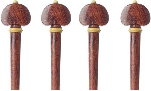 4/4 Size High-End Violin Accessories Suitable for Full-Size Violin Tailstocks 7 Pieces(4Tone Nails 1Chin Rest 1Tailstock 1Tuning Pegs） in Saudi Arabia
