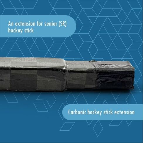 Carbonic Ice Hockey Stick Extension End Plug Easy Installation Secure Fixation Extra Strong Material in Saudi Arabia