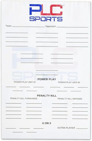 Hockey Lineup Cards | 5.5" x 8.5" | 4 Part Carbon Paper in Saudi Arabia