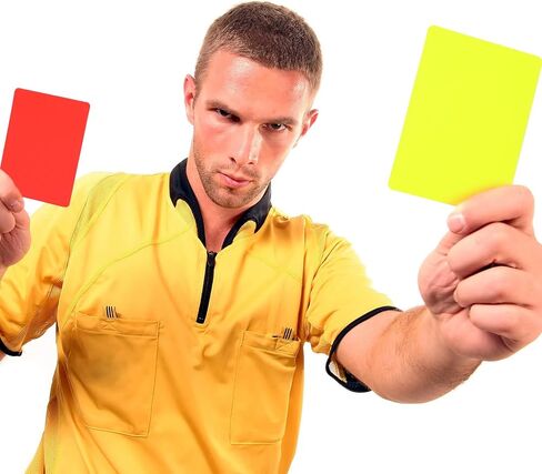 10pcs Soccer Referee Cards Set Red Yellow Warning Cards Referee Accessory for Football Matches Training Sports Games in Saudi Arabia