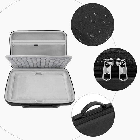 GEEKRIA Audio Interface Carrying Case, Compatible Elektron Model Samples/Model Cycles, EVA Hard Shell Portable Travel Bag (Dark Gray) in Saudi Arabia