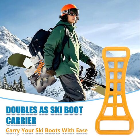 Yunir 2 Pcs Shoes Buckle Extender Tool, Ski Boot Buckle Assist Tool, Multifunctional Skiing Boot Buckle Fastening Aid, for Ski Enthusiasts in Saudi Arabia