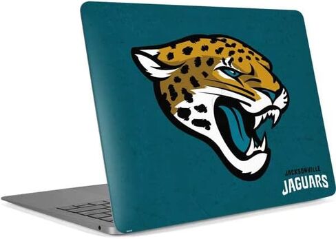 Skinit Decal Laptop Skin Compatible with MacBook Air 13in Retina (2018-2019) - Officially Licensed NFL Jacksonville Jaguars Design in Saudi Arabia