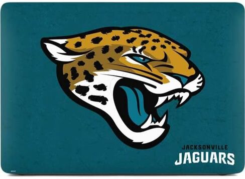 Skinit Decal Laptop Skin Compatible with MacBook Air 13in Retina (2018-2019) - Officially Licensed NFL Jacksonville Jaguars Design in Saudi Arabia