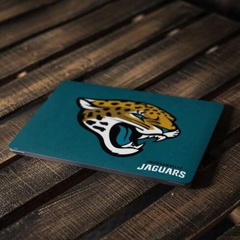 Skinit Decal Laptop Skin Compatible with MacBook Air 13in Retina (2018-2019) - Officially Licensed NFL Jacksonville Jaguars Design in Saudi Arabia
