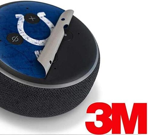 Skinit Decal Audio Skin Compatible with Amazon Echo Dot 3 - Officially Licensed NFL Indianapolis Colts Distressed Design in Kuwait
