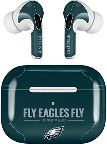 غلاف صوتي من Skinit متوافق مع Apple AirPods Pro - تصميم شعار فريق فيلادلفيا إيجلز مرخص رسميًا in Saudi Arabia