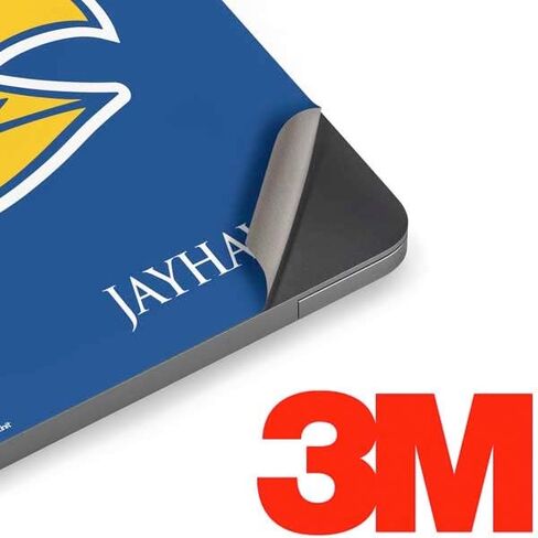 Skinit Decal Laptop Skin Compatible with MacBook Air 13in Retina (2018-2019) - Officially Licensed College Kansas Jayhawks Digi Design in Saudi Arabia